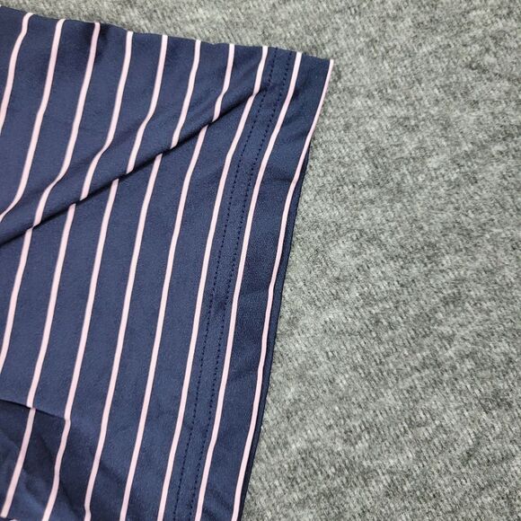 Ralph Lauren RLX Mens Golf Polo Shirt Size M Blue Pink Stripped LACC Club - Picture 6 of 12